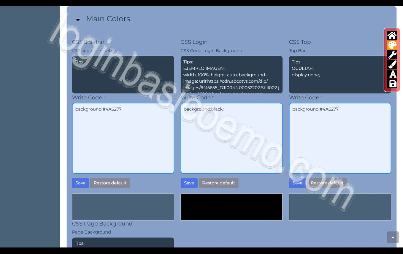 Loginbasicoemo pro Automatic Main Colors